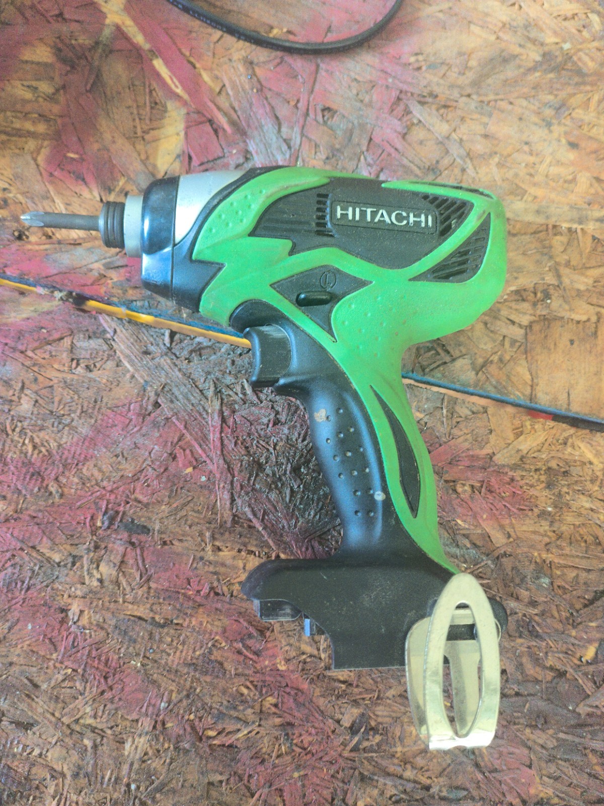 Hitachi 18V Cordless Impact Driver Set WH18DSAL Charger Battery Tested Works