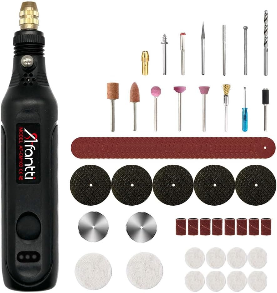 Mini Cordless Rotary Tool Kit Small Detail Sander Grinder Pen | 101 Accessories