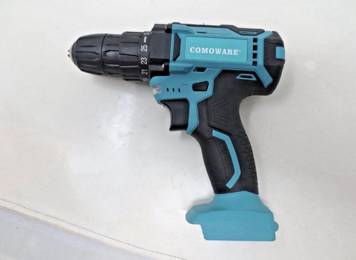 COMOWARE 20V Cordless 3/8’’ Drill with Battery and Charger Included Used