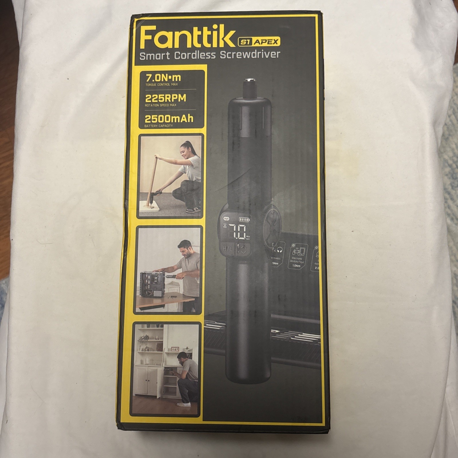 Fanttik S1 Apex Electric Screwdriver 8 Torque Settings & 4-Angle Folding Handle