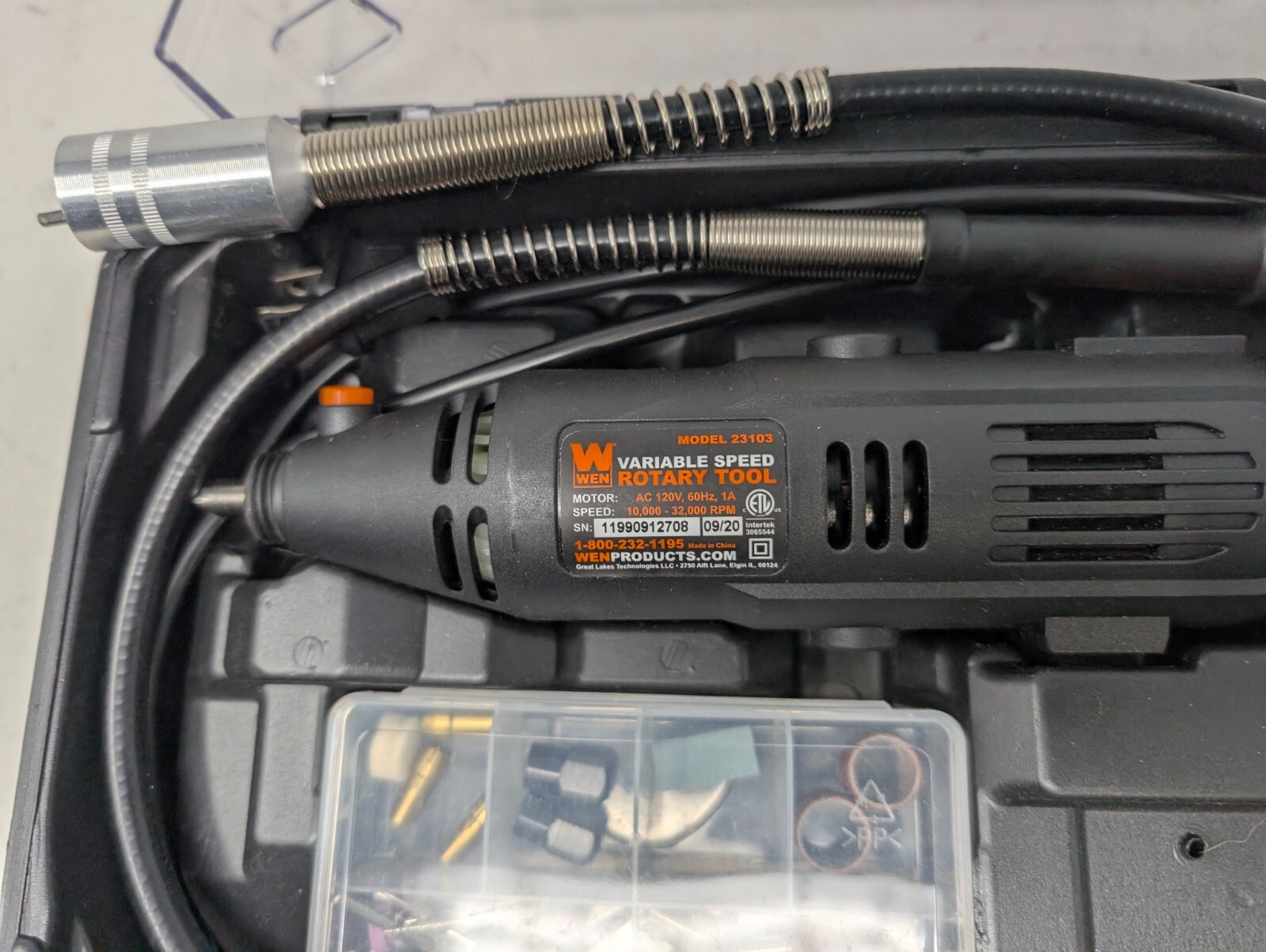 WEN 1-Amp Variable Speed Rotary Tool #23103