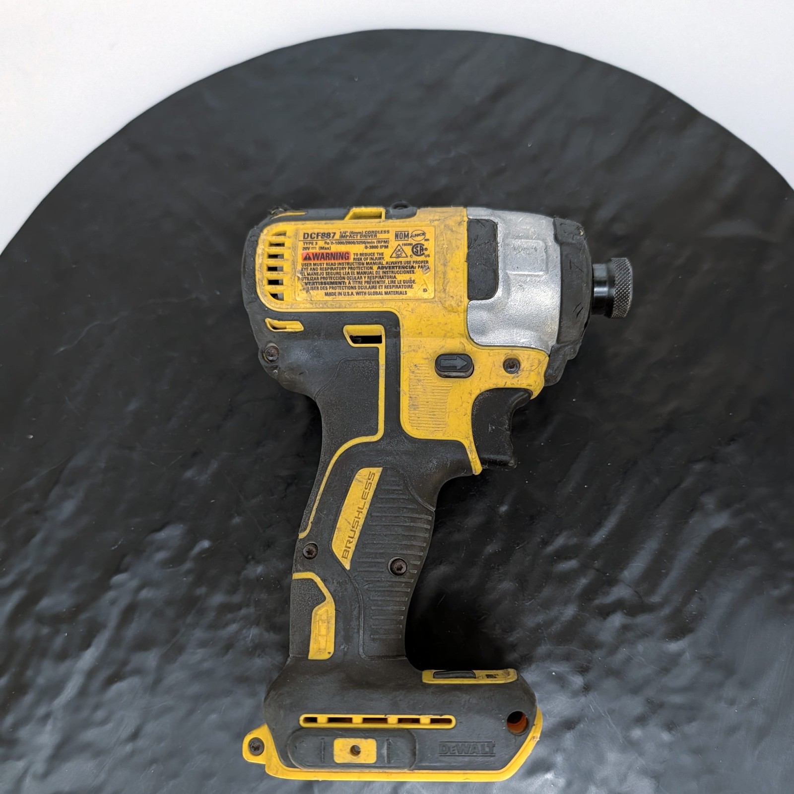 DEWALT DCF887 20V MAX XR Brushless 1/4 Inch 3 speed Impact Driver Tool Only