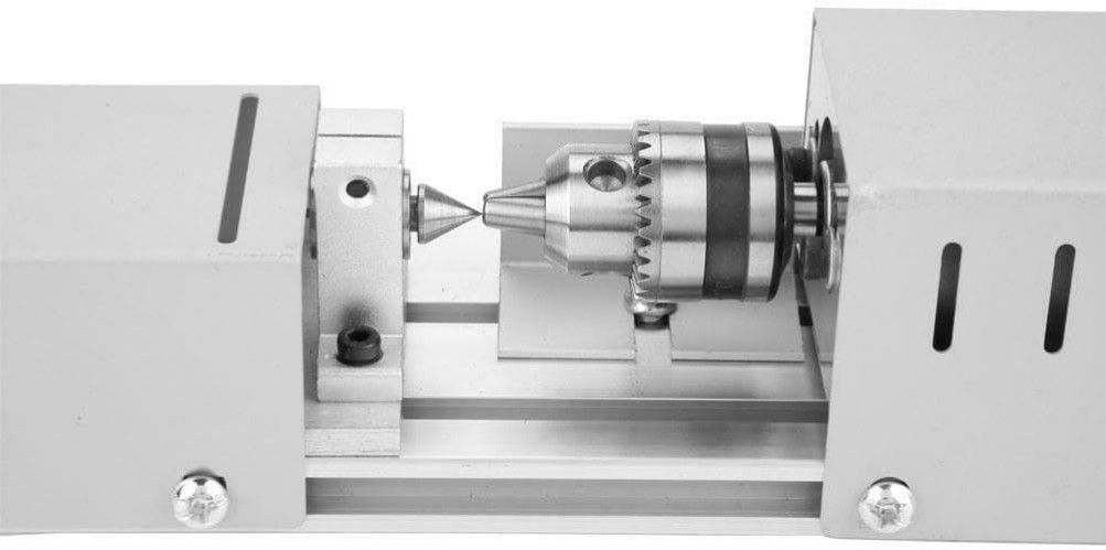 Mini Wood Lathe Machine: Compact, 7-Speed Tool for DIY Woodworking Excellence