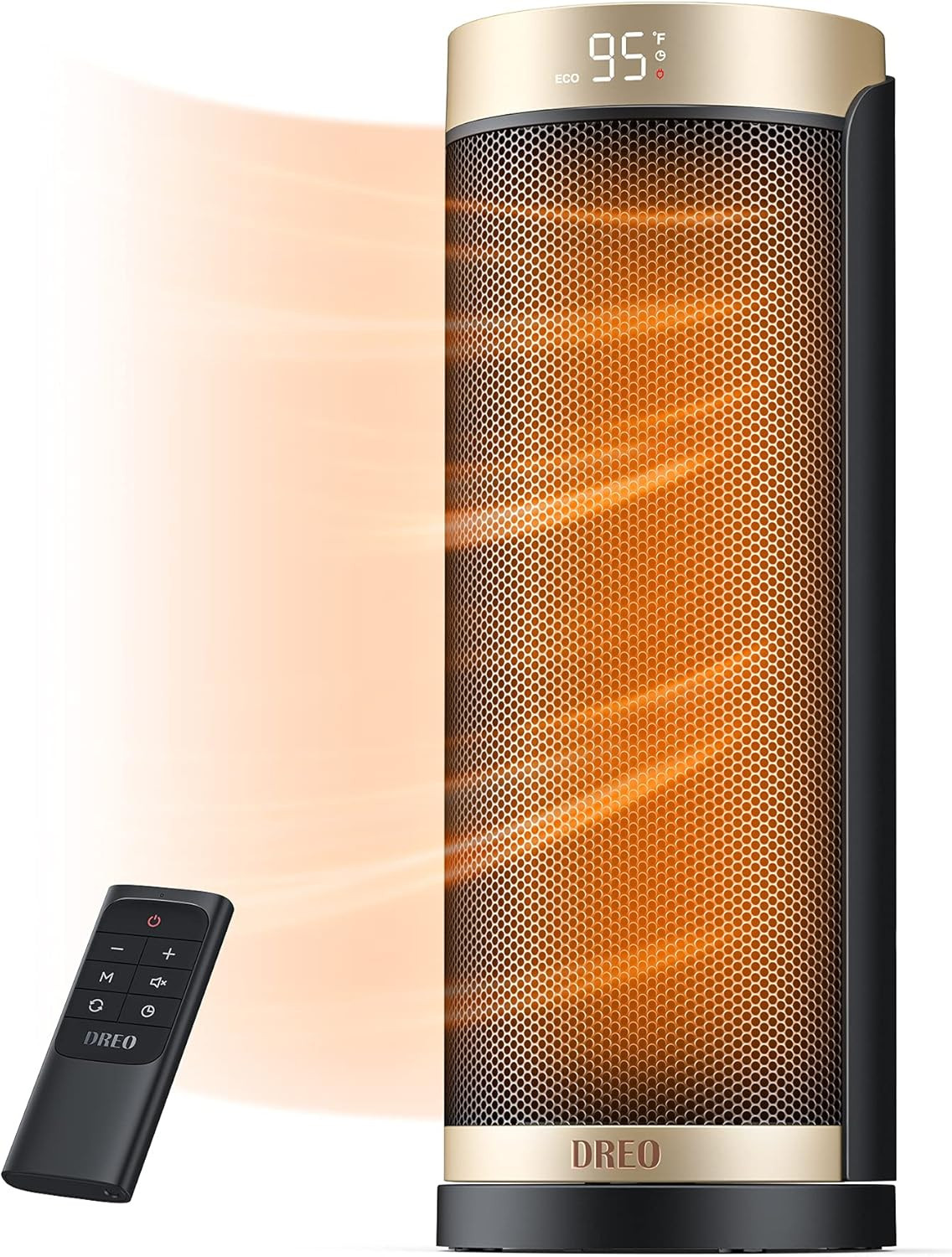 Dreo Space Heater, 1500W Electric Heaters for Indoor Use with Thermostat, 70° Os