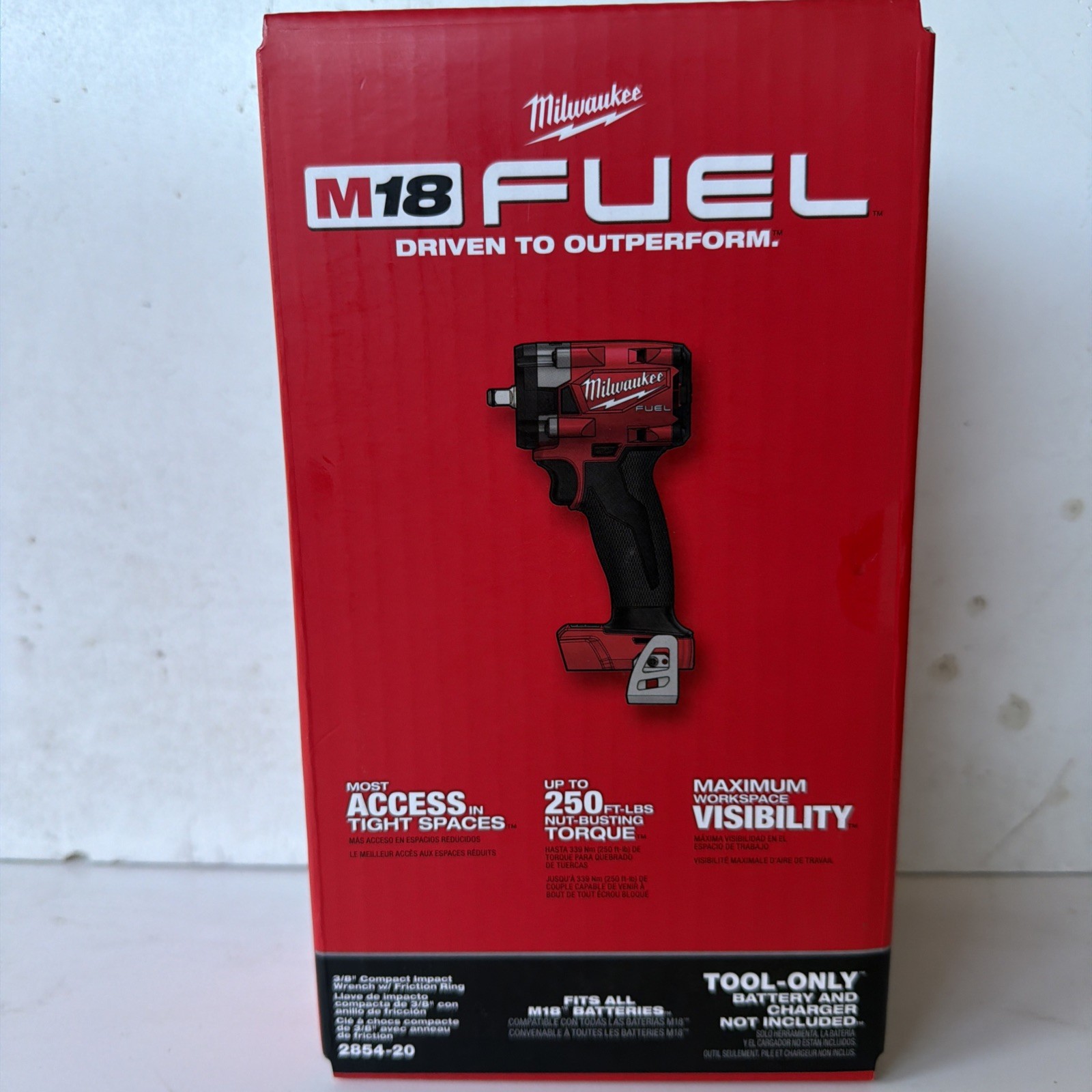✨NEW✨ Milwaukee M18 FUEL 18V Brushless Cordless 3/8in Compact Impact Wrench