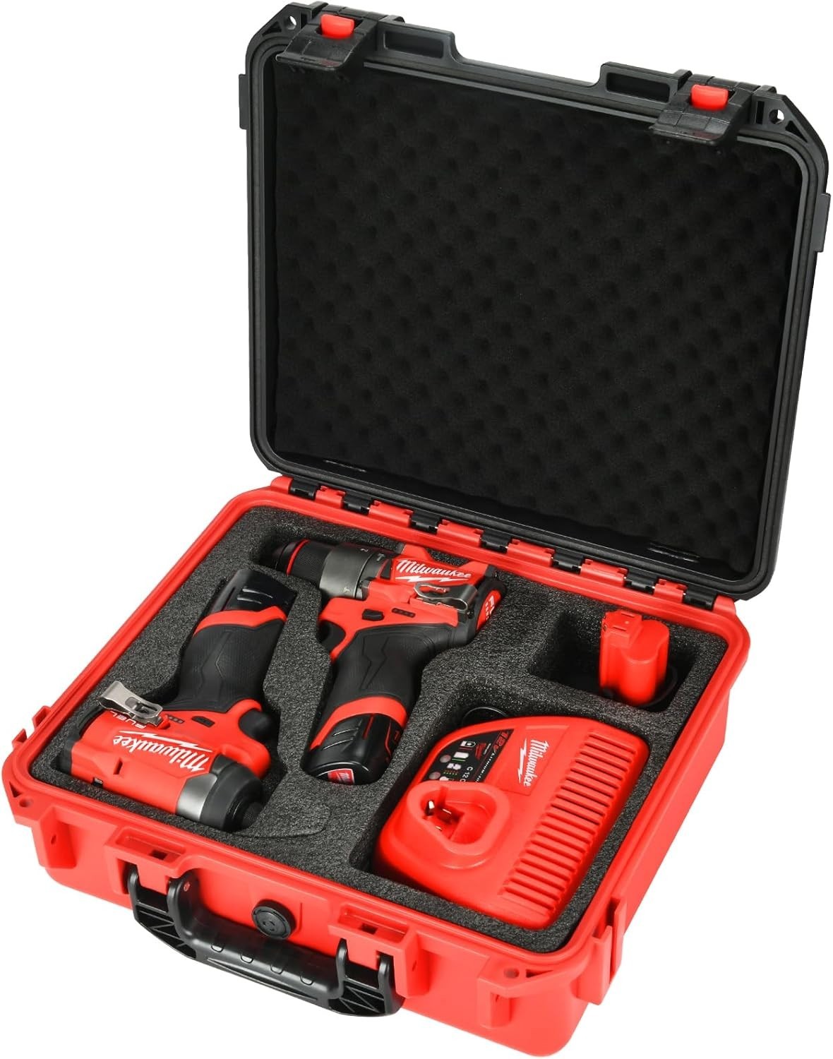 Case for Milwaukee M12 Impact Driver & Drill Set – Tool Box for Milwaukee Fuel