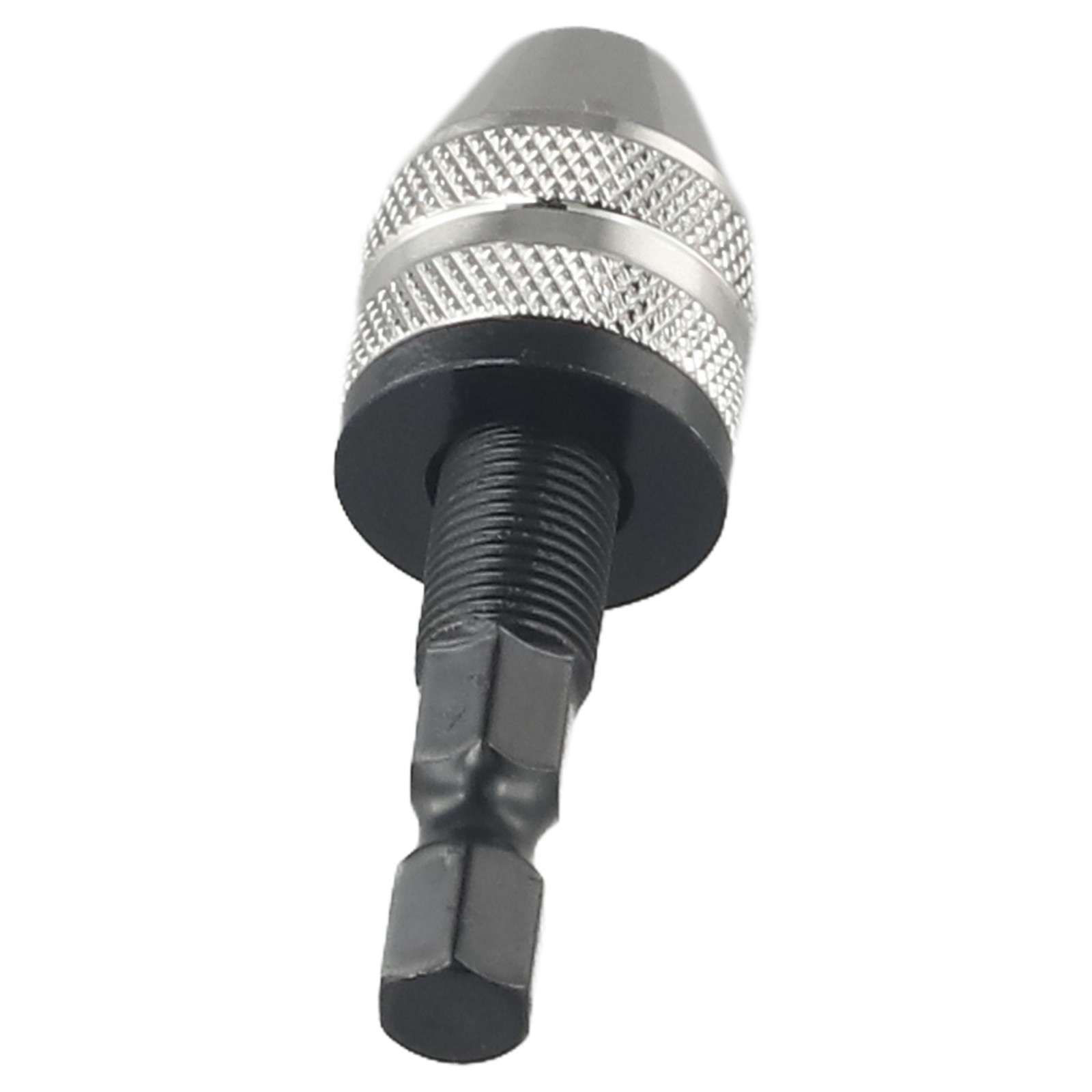 0.3-6.5mm Keyless Drill Bit Chuck Adapter Converter For Impact Driver Hex Shank