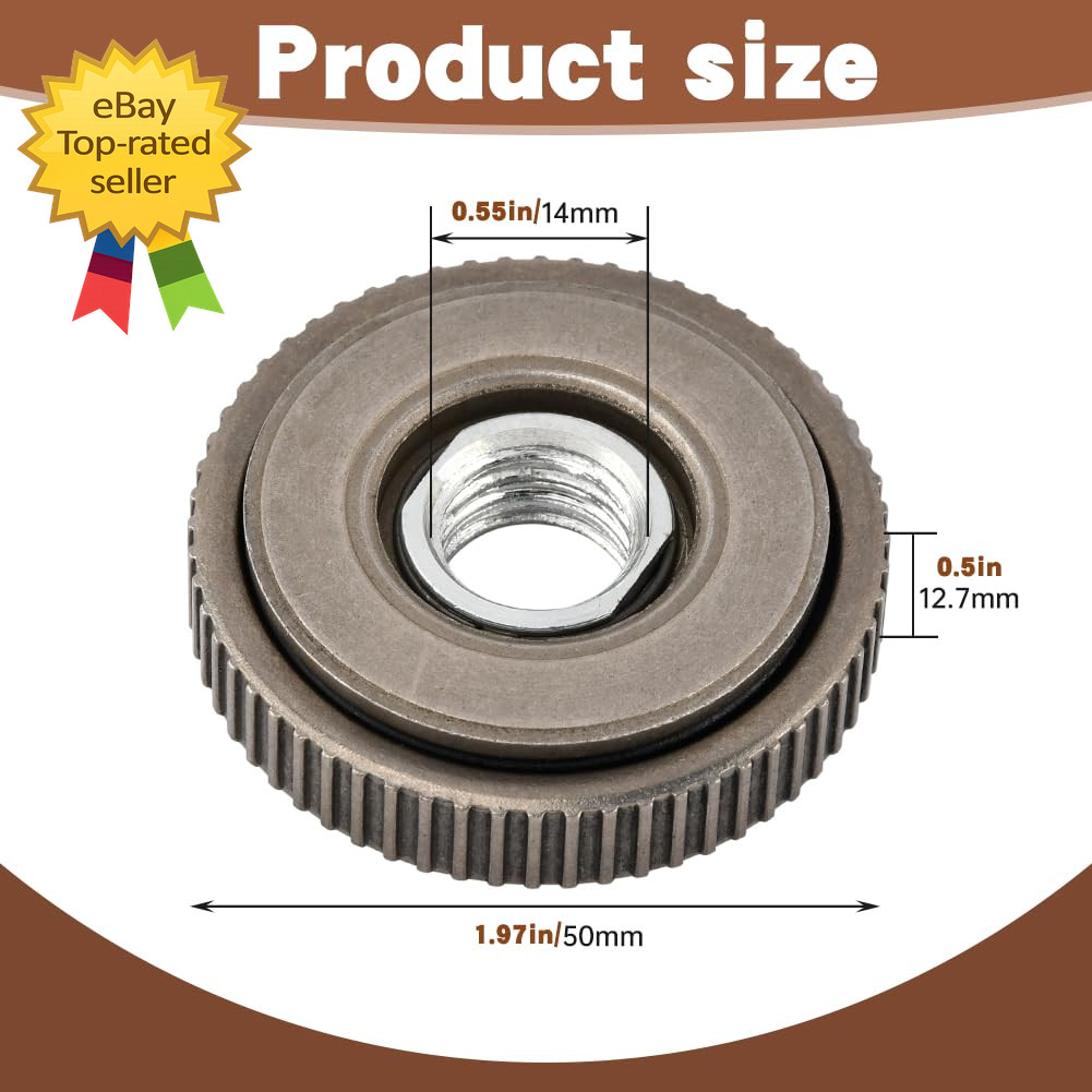5 8 11 Flange Nut Quick Release Locking Nut for Angle Grinder Steel 1Pc Nut