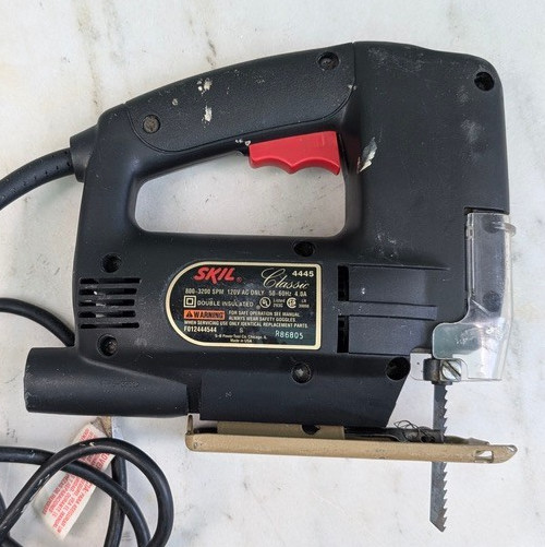 Skil Classic 4445 Variable Speed Jigsaw 4.0A DVR Orbital Saw Made in USA Corded