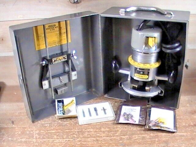 STANLEY #H-296 ROUTER KIT #H260 1-1/4HP 1/4&Prime; MOTOR W/ #GAH-279 BASE & LIGHT