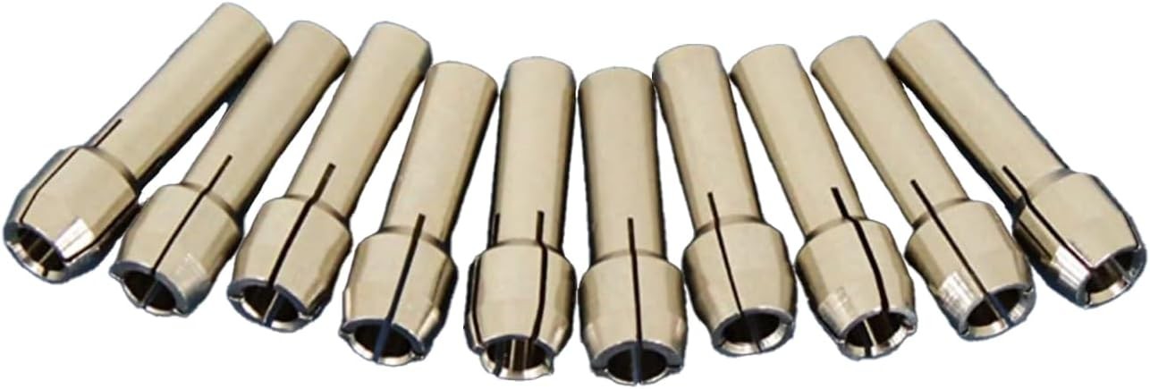 50pc 1/8 Inch Collet Bit Set Rotary Tool Accessories Metal Durable #480 For Drem