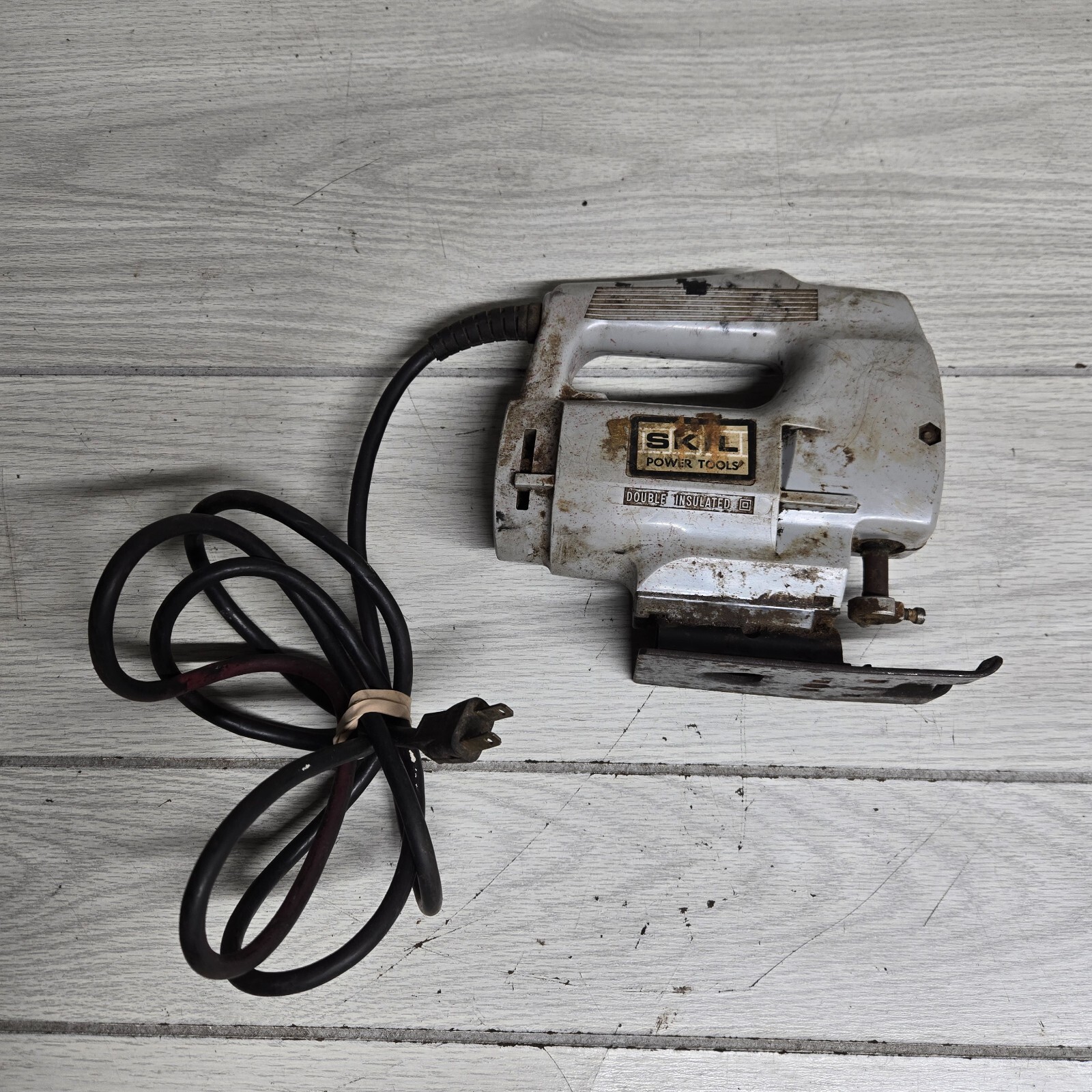 OLD VINTAGE SKIL POWER TOOLS JIGSAW 2 SPEED MODEL 955 1/4 HP MADE IN THE U.S.A