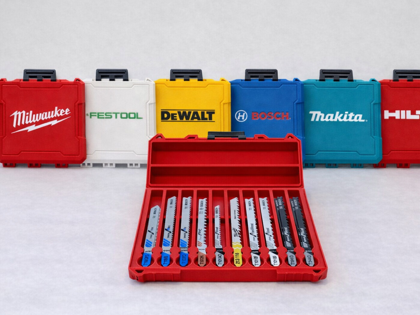 Milwaukee Jigsaw Blade Storage 3D Printed- LEAVE NOTE FOR COLOR
