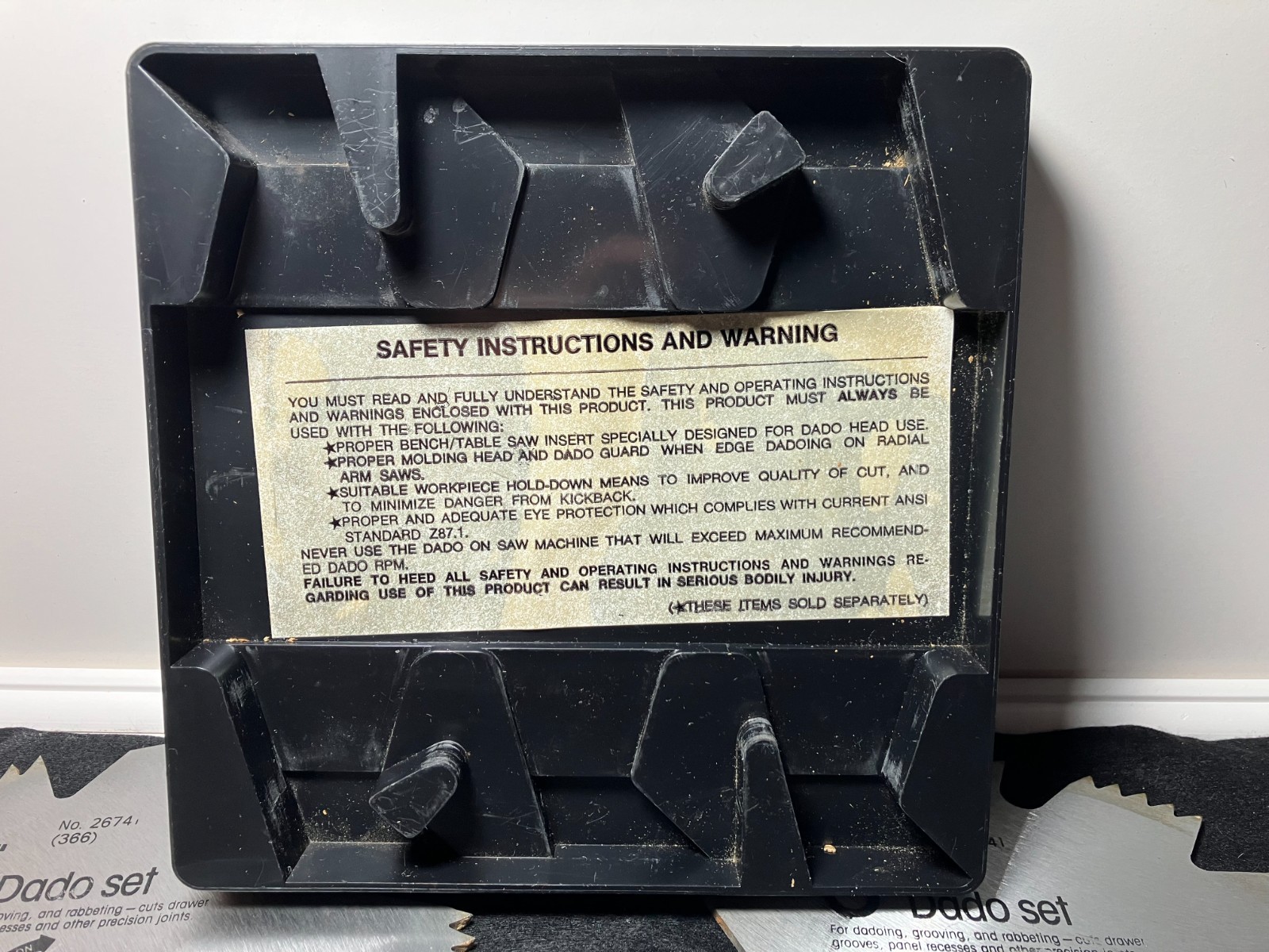 Vermont American 6&Prime; Stack Dado Set # 26741 Fits 8&Prime;, 9&Prime;, 10&Prime; Table/Radial Arm Saw