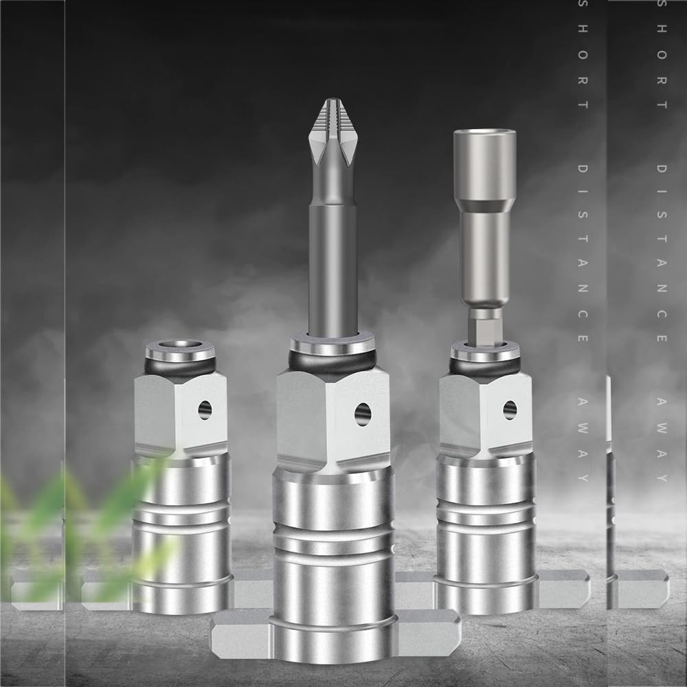 2 Pack 1/2‘’ Anvil Wrench Pin Converter Shaft Adapter for Cordless Impact Blo…