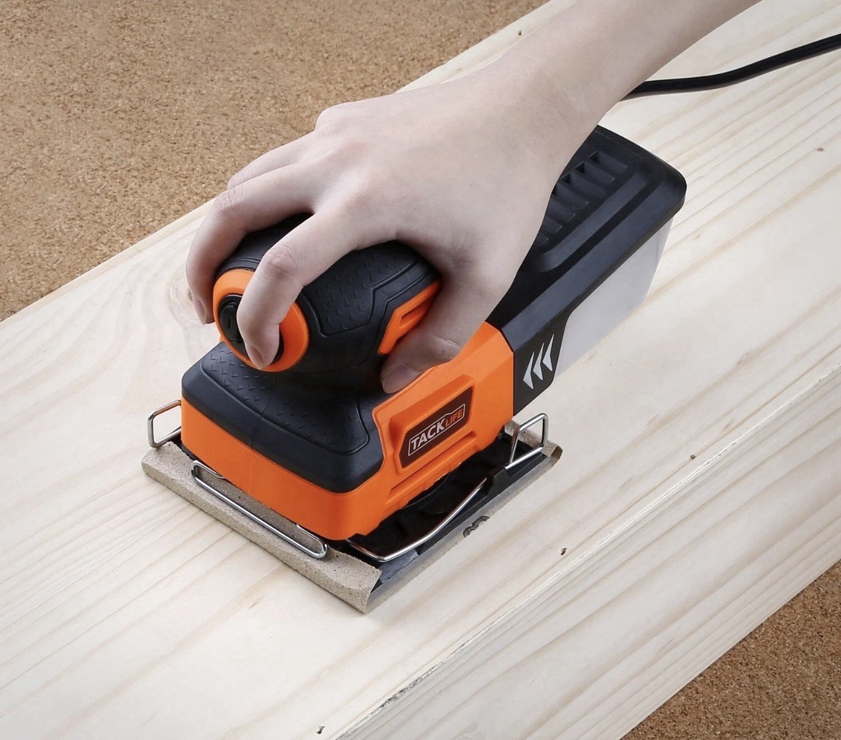 TACKLIFE PSS01A 1/4 Sheet Sander (2.2A, 60Hz, 15000RPM) *FREE SHIPPING*