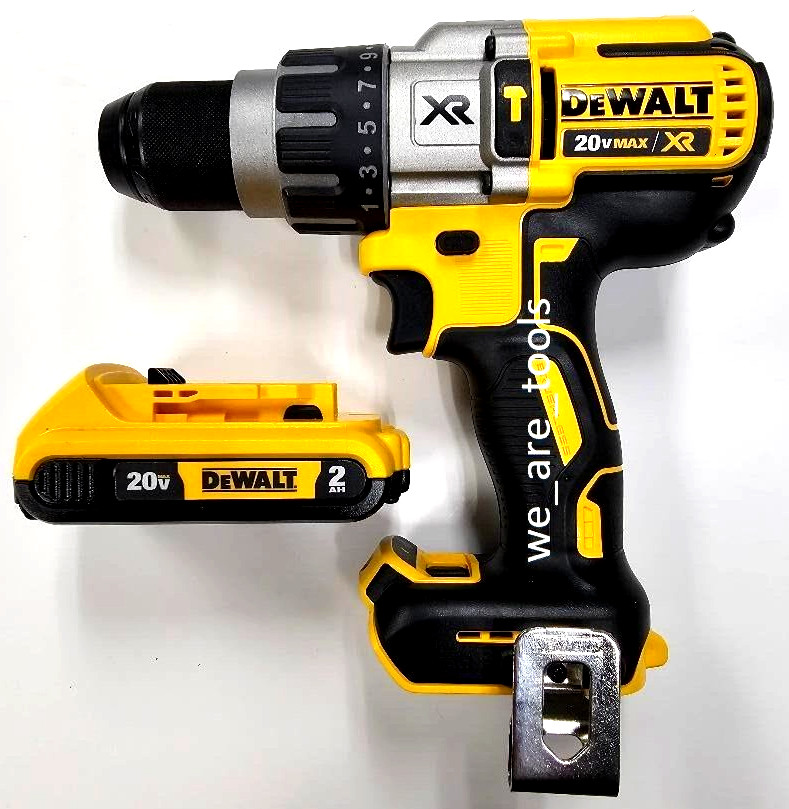 DeWalt DCD996 1/2 Hammer Drill, (1) DCB203 Battery 20V Max XR Brushless 20 Volt