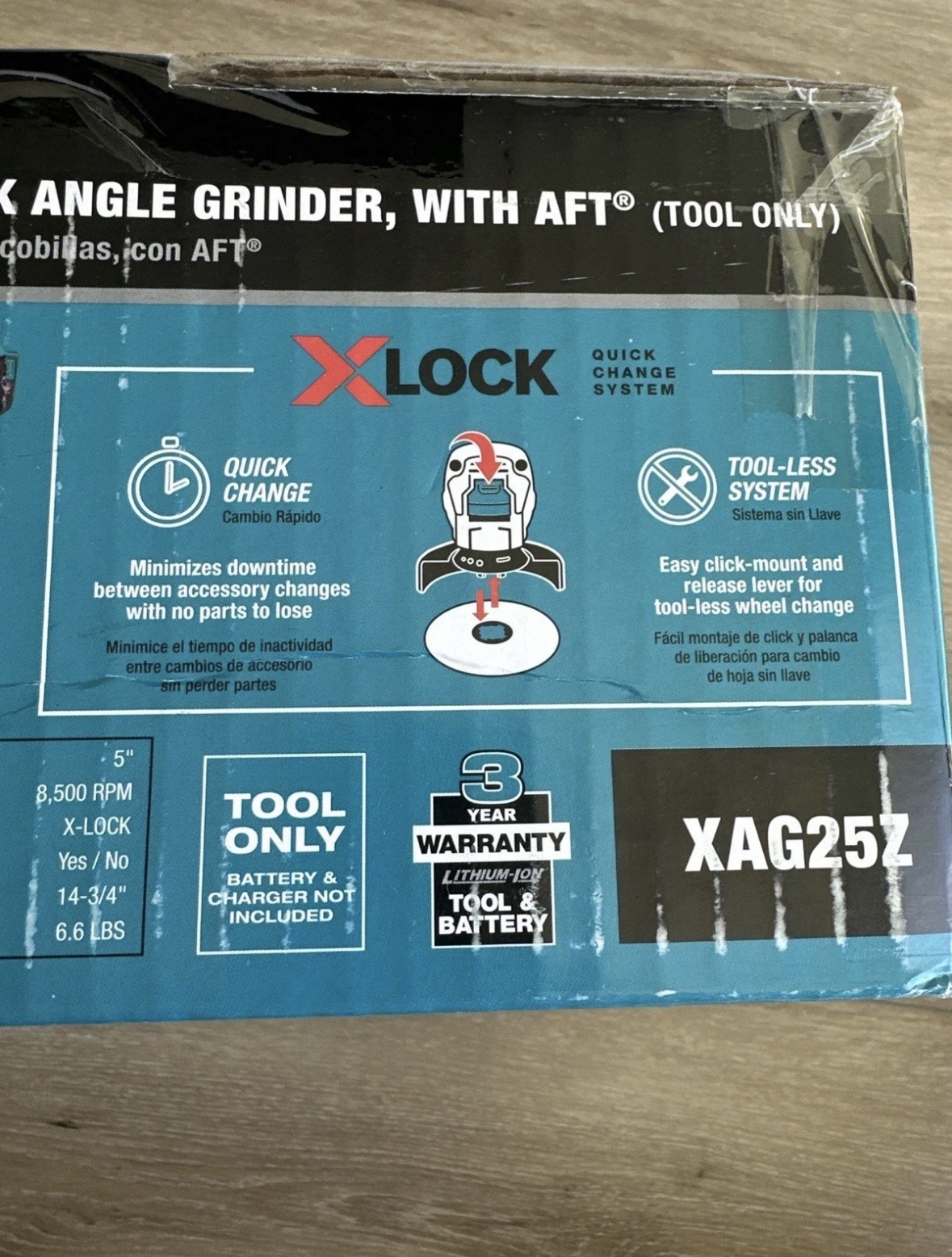 NEW IN BOX Makita XAG25Z 18V Cordless Brushless X-Lock 4.5 – 5&Prime; Grinder 18 Volt
