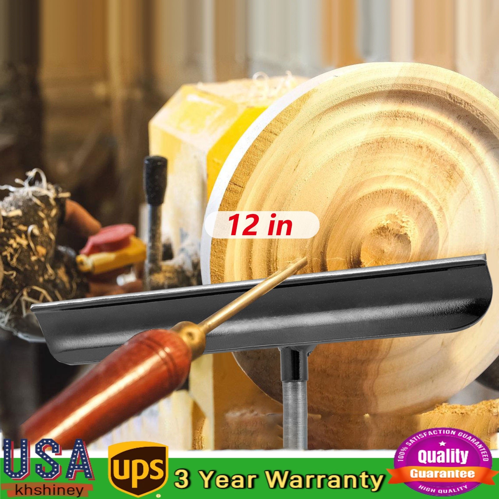 For Woodworking 1.6cm Post Lathe Tool Rest Stainless Steel Wood Lathe Tool Rest