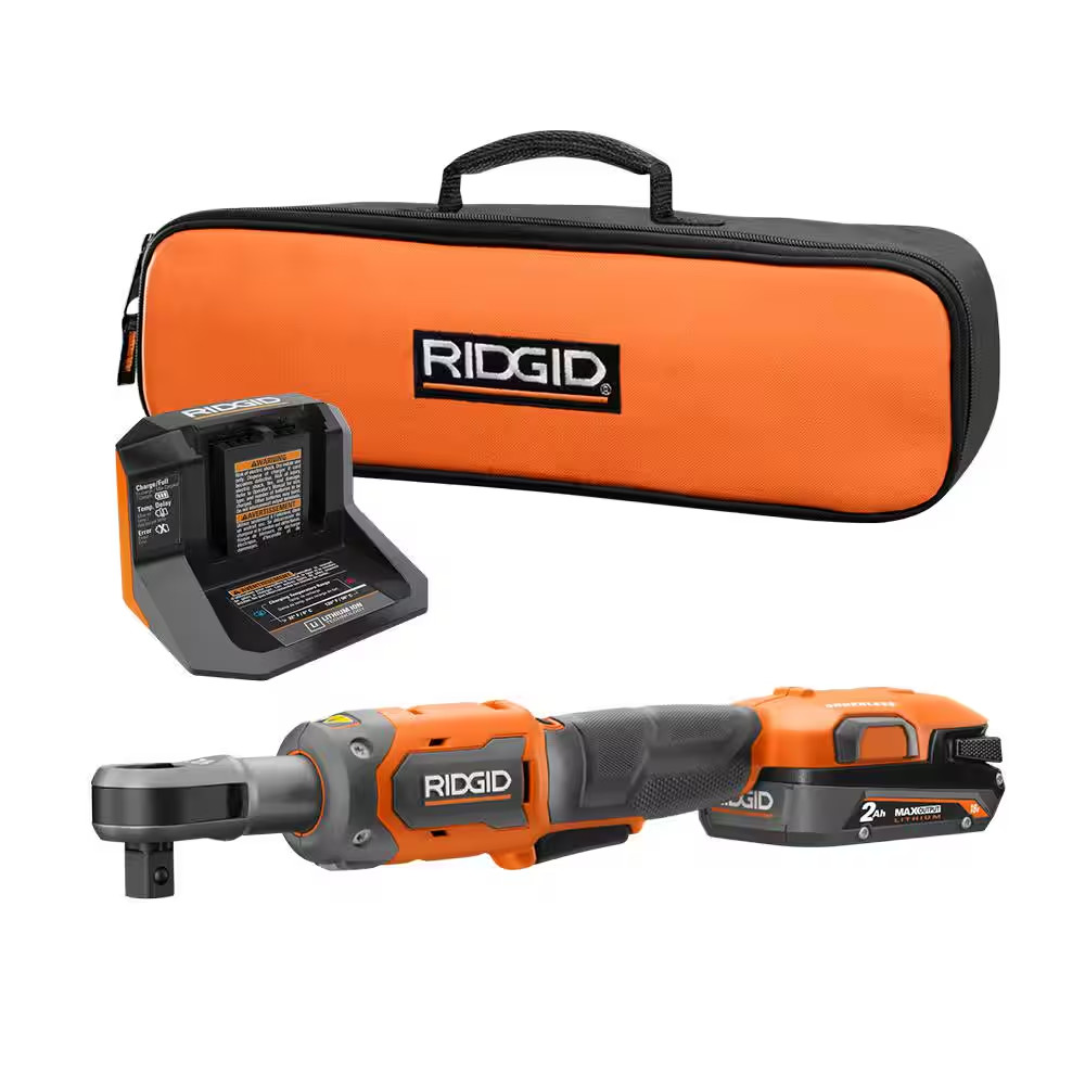 18V Brushless Cordless 1/2 In. Ratchet Kit with 2.0 Ah Battery and Charger
