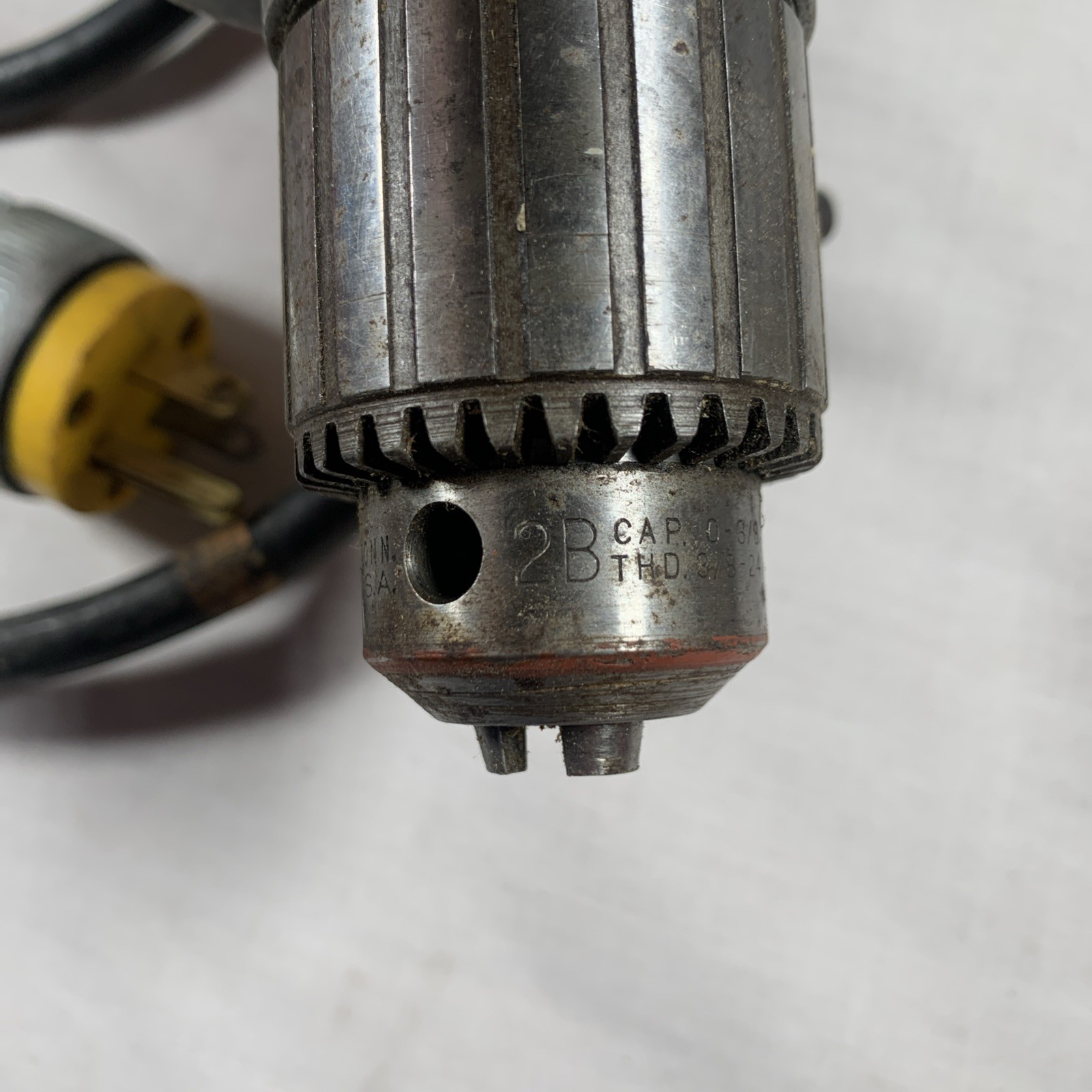 Vintage Thor 1275 3/8&Prime; Electric Speed Drill Jacobs Chuck 2B w/ Key Serial 21258