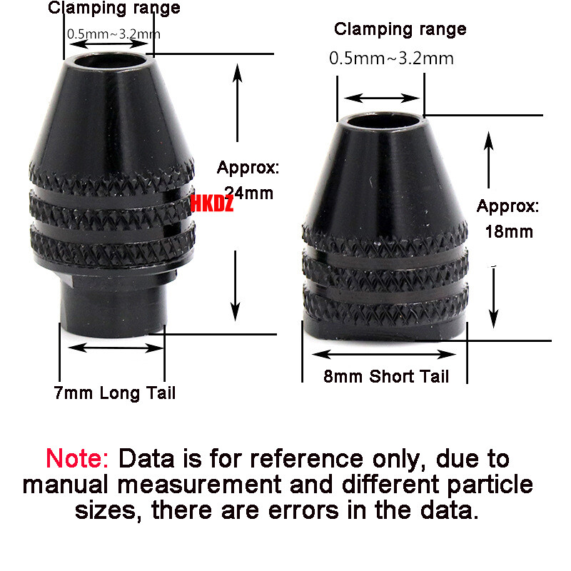M7/M8x0.75mm Grinder Collet Grinding Machine Clamping Chuck Adapter Accessories