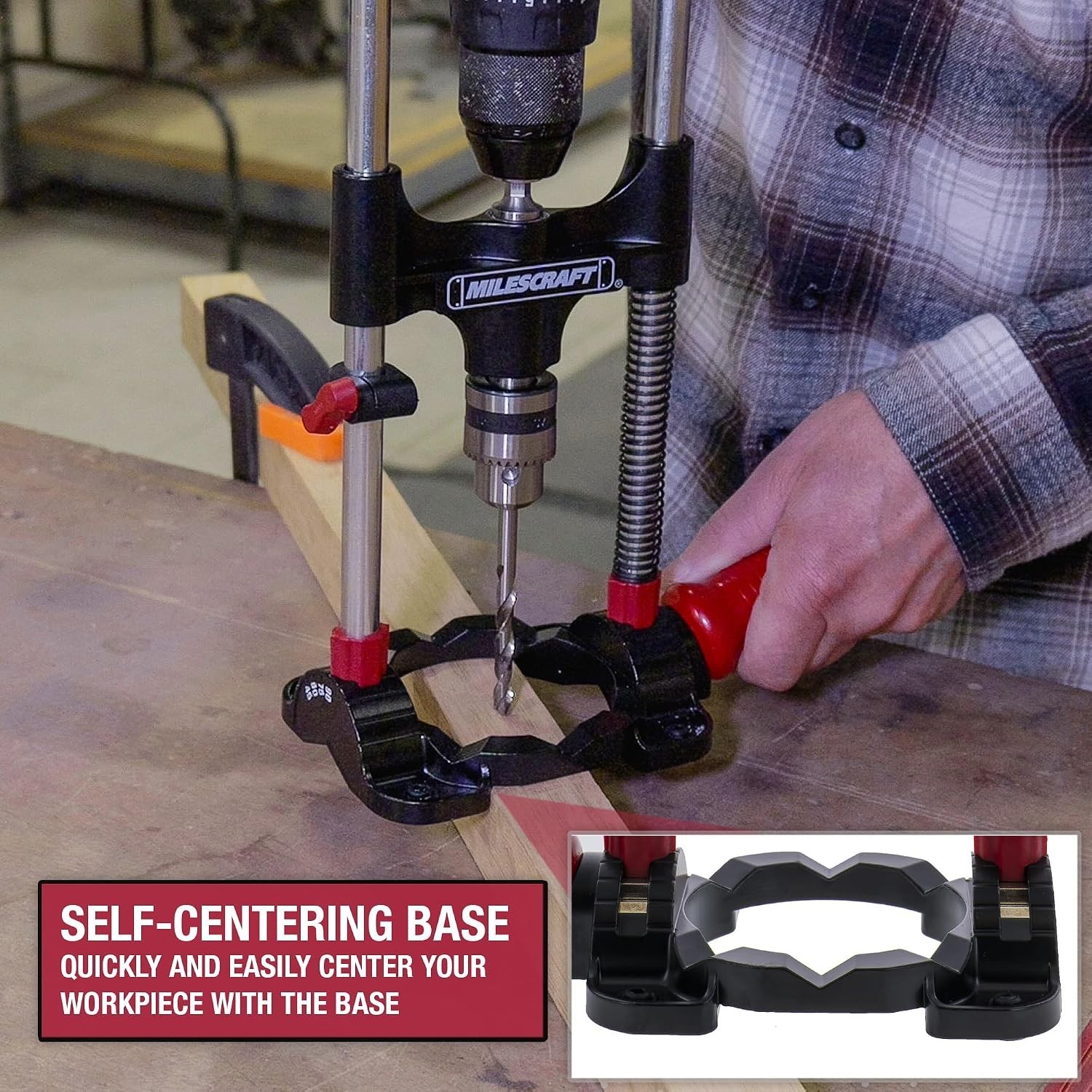 Milescraft 1318 DrillMate Portable Drill Guide – Drill Guide Attachment – New