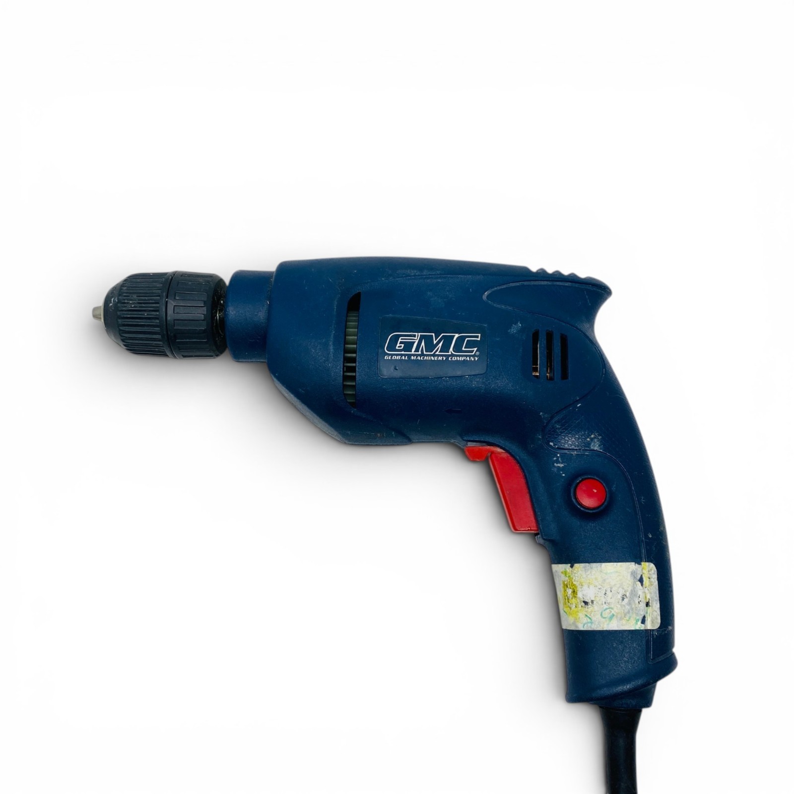 GMC 4 Amp Corded Electric Drill Keyless Chuck Blue Tool Model D4UL