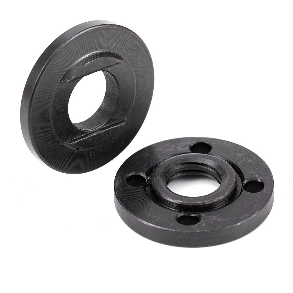 2pcs/set for m16 Thread Angle Grinder Flange Nut Kit Inner Outer Lock Nut Spare