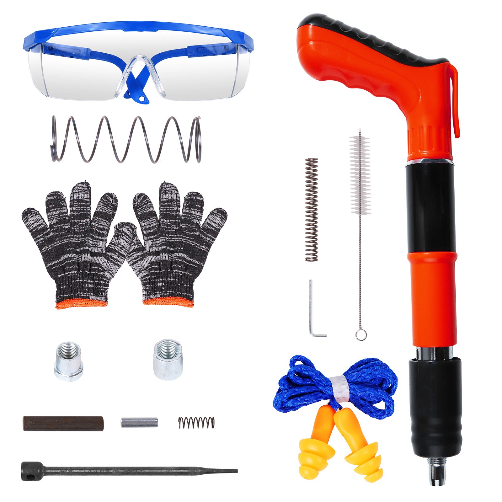 Mini Handheld Powerful Metal Processing Pulling Concrete Nail Gun Rivet Tool Kit