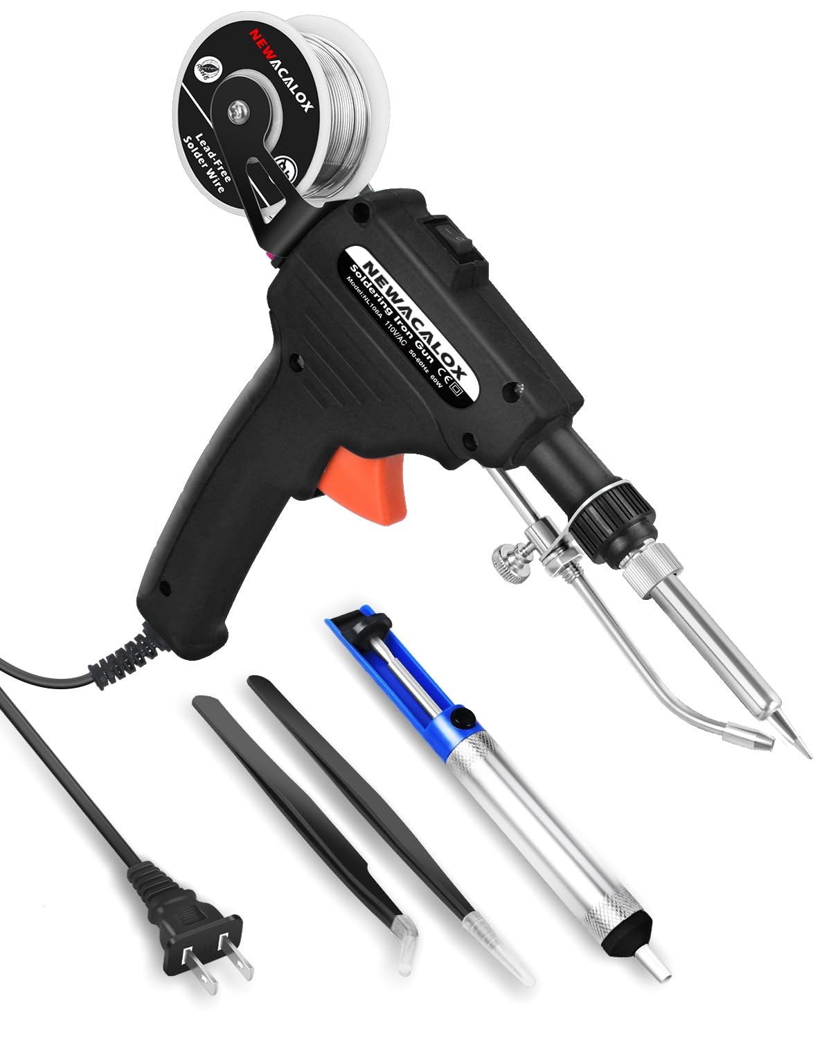 Soldering Gun Automatic Handheld Solder Iron Kit Welding Tool Desoldering Pump T