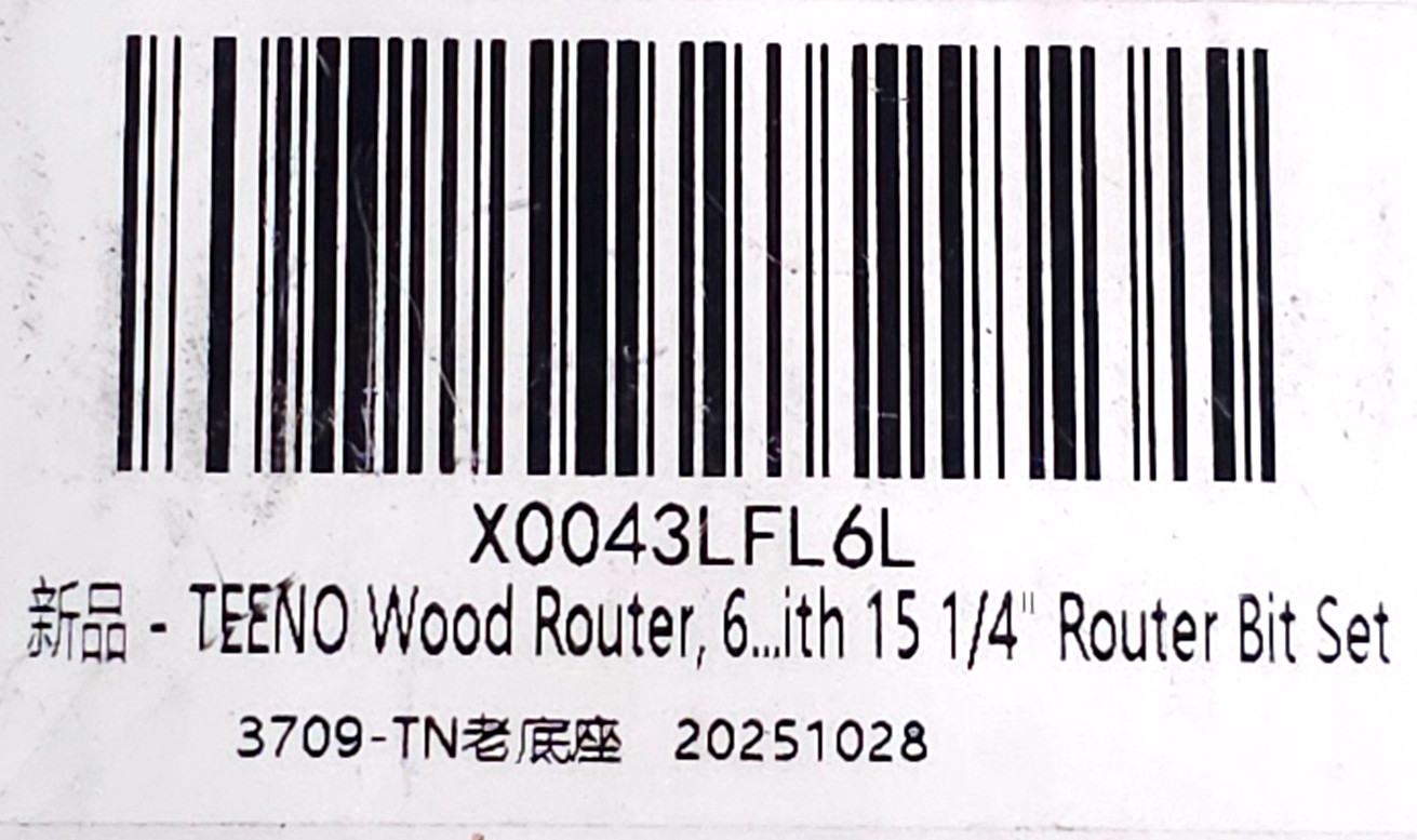 NEW 800W Compact Wood Router Kit with 15 Bits, Edge & Roller Guides, 31000 RPM