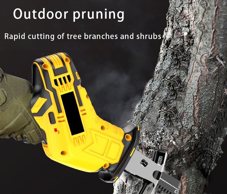 21V 3500SPM- Household Reciprocating Saw, New Compact Cutting Tool