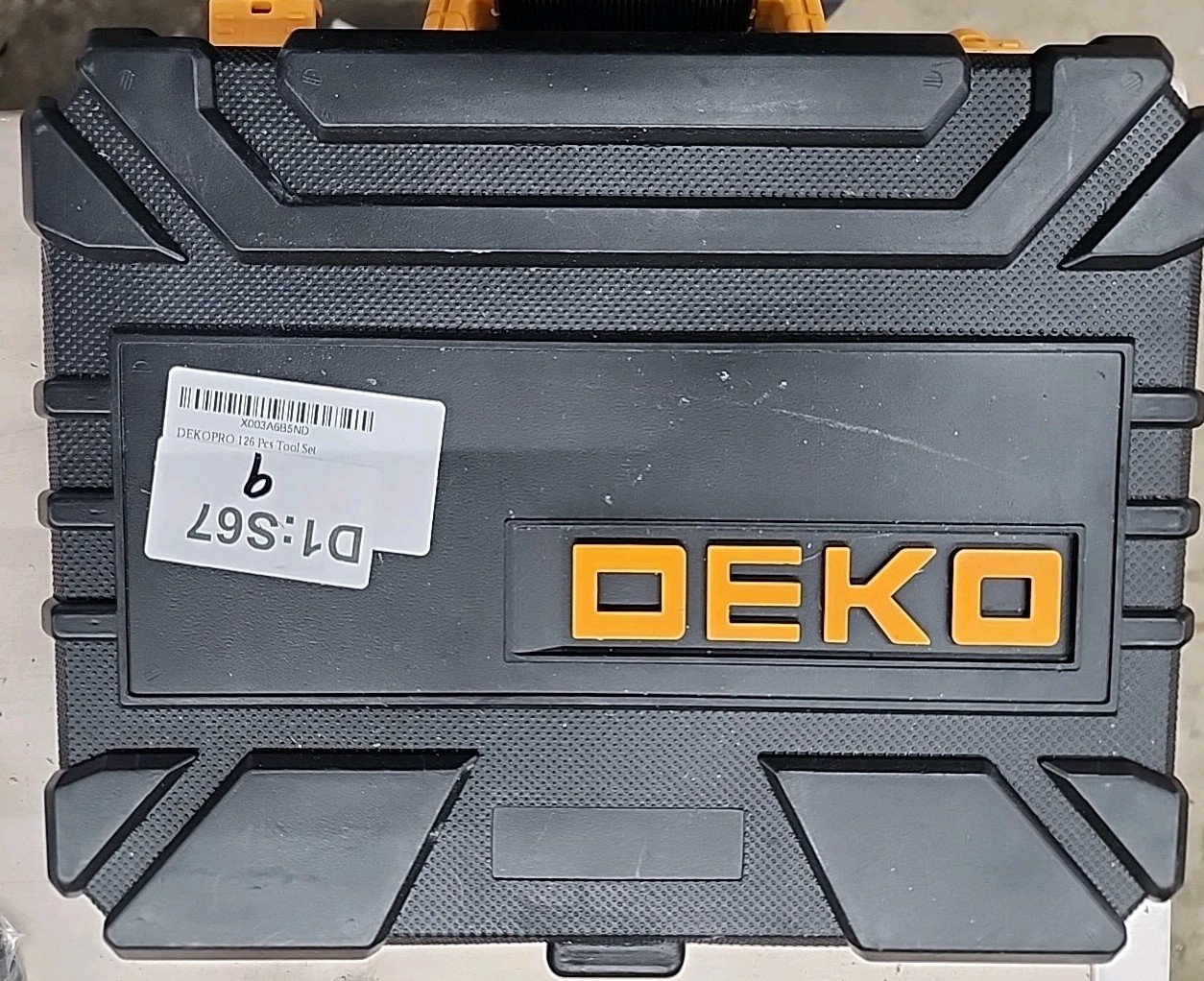 NO DRILL–DEKOPRO Tool SetTool Kit with Tool Box without Drill, NO DRILL