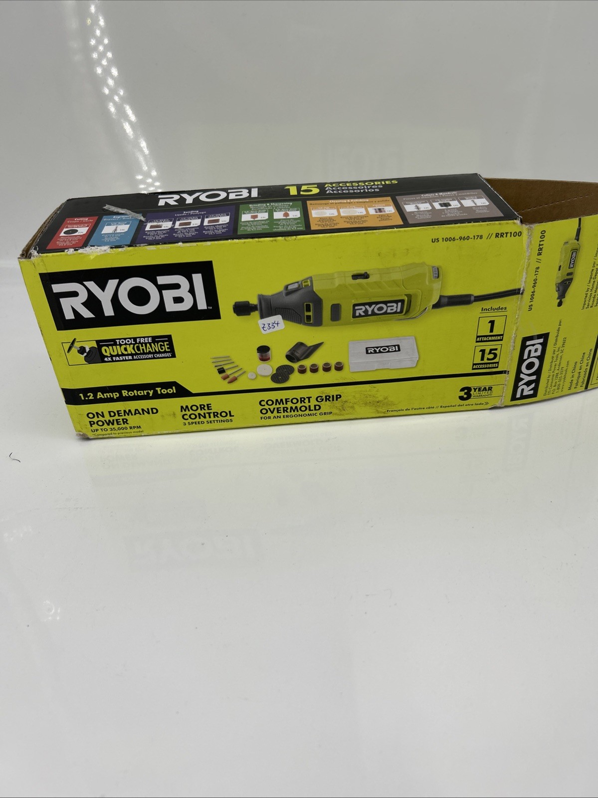 Ryobi RRT100 35000 RPM Rotary Tool Z334
