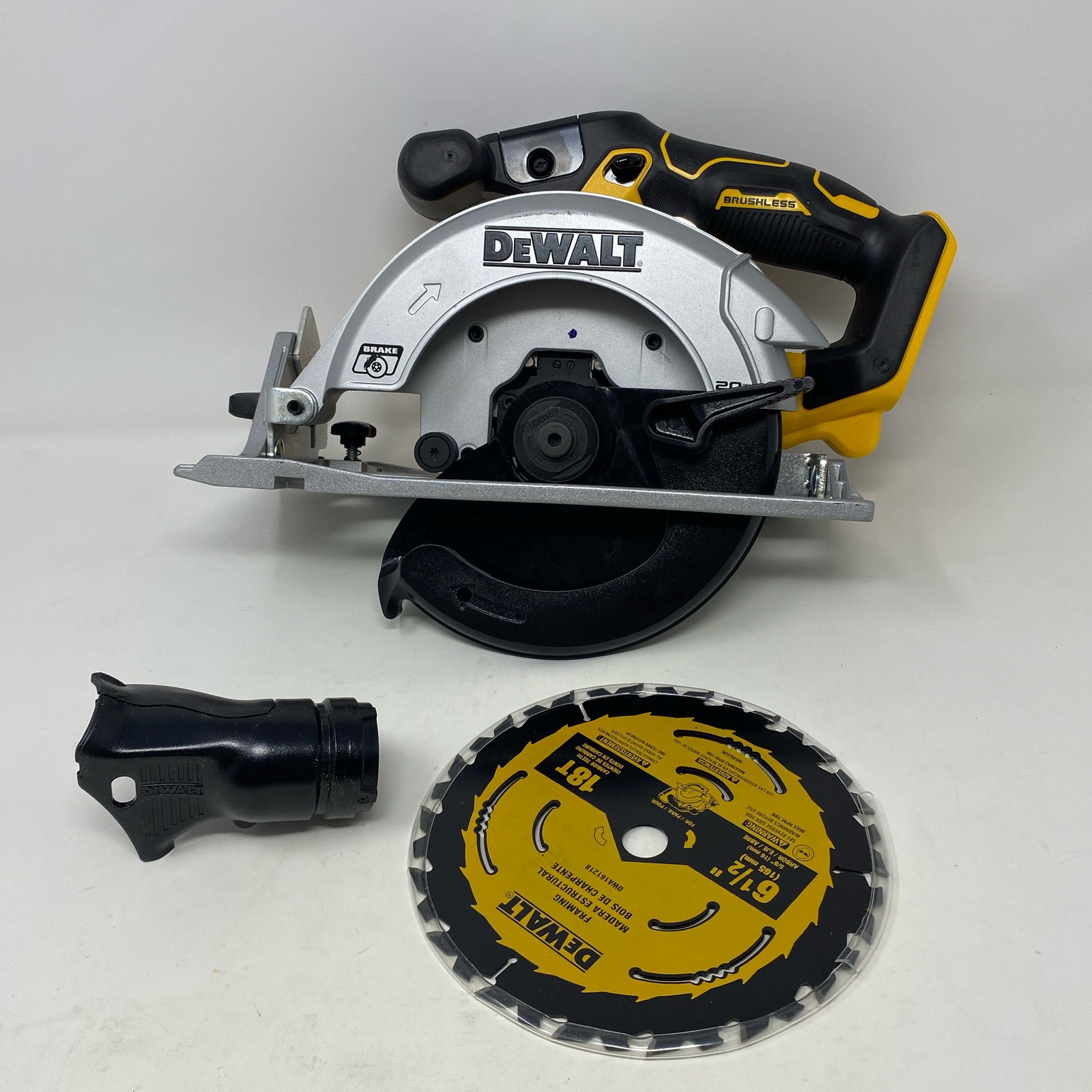 DEWALT 20V MAX 6-1/2&Prime; Brushless Circular Saw DCS565B – Yellow/Black