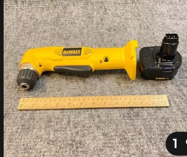 Dewalt DW965 12V C3/8&Prime; Cordless Right Angle Drill Driver Keyless w/ Battery