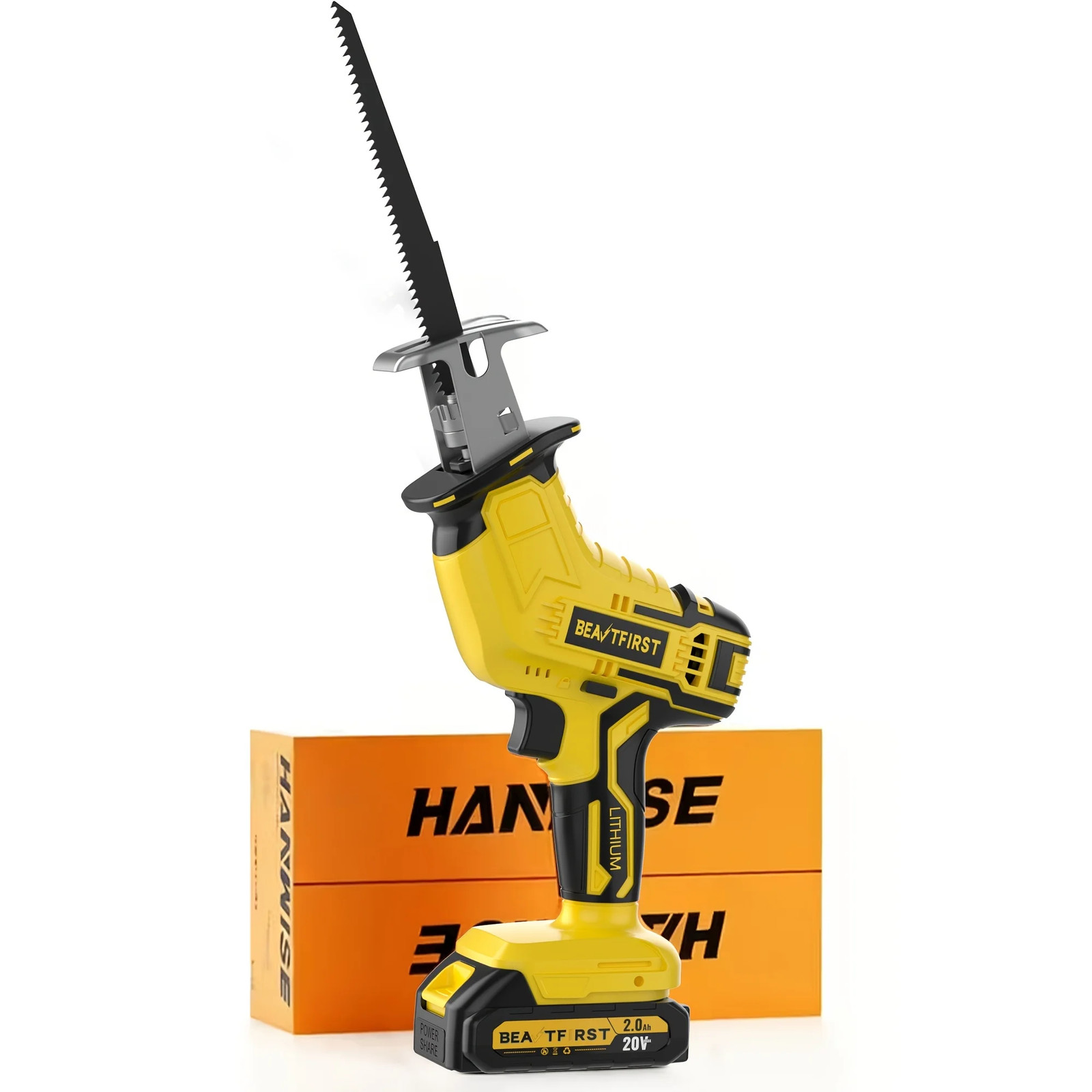 150W Upgraded Brushless Reciprocating Saw — 0-3500 RPM Variable Speed ​​Saw