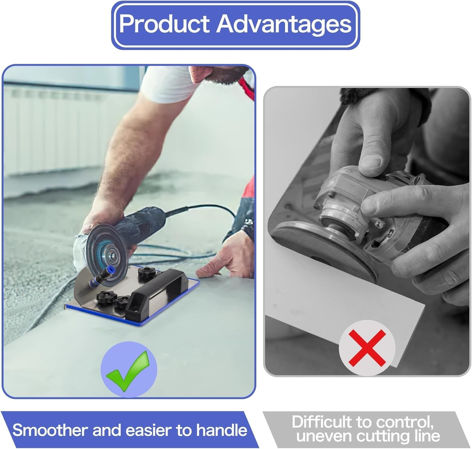 Angle Grinder Stand For Tile 45 Degree Chamfer Cutting Tile Chamfering Tool US