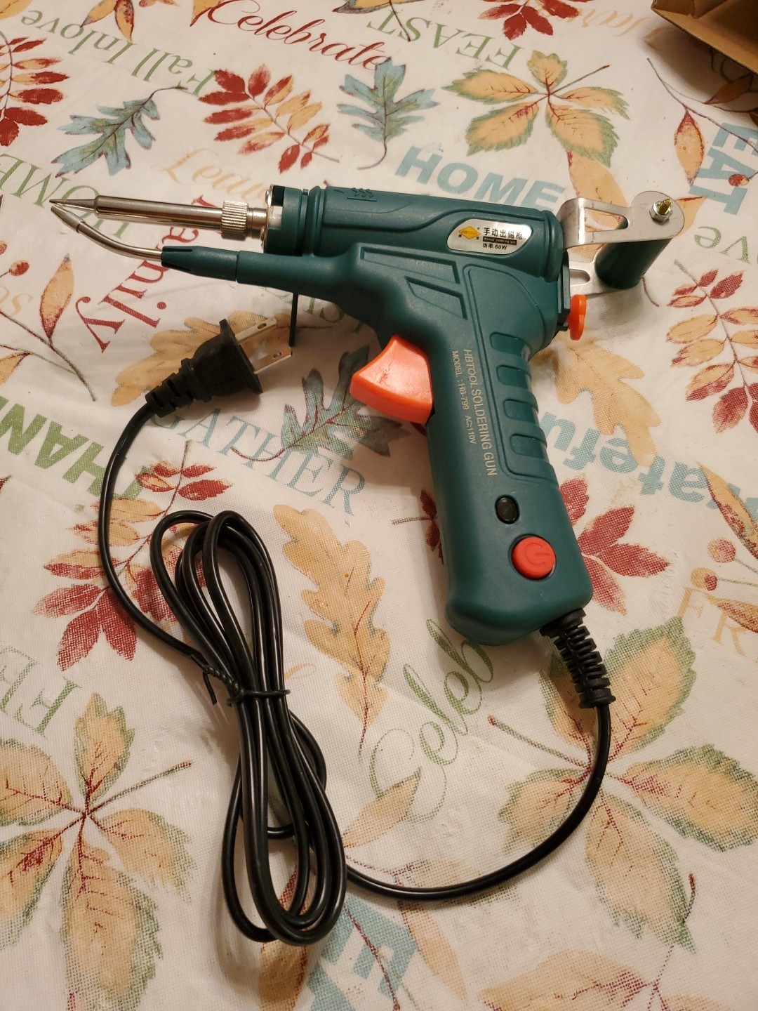 Solder Gun HB-799, Lightweight, One-hand Operation, Alloy Tip, SS Cover, EUC
