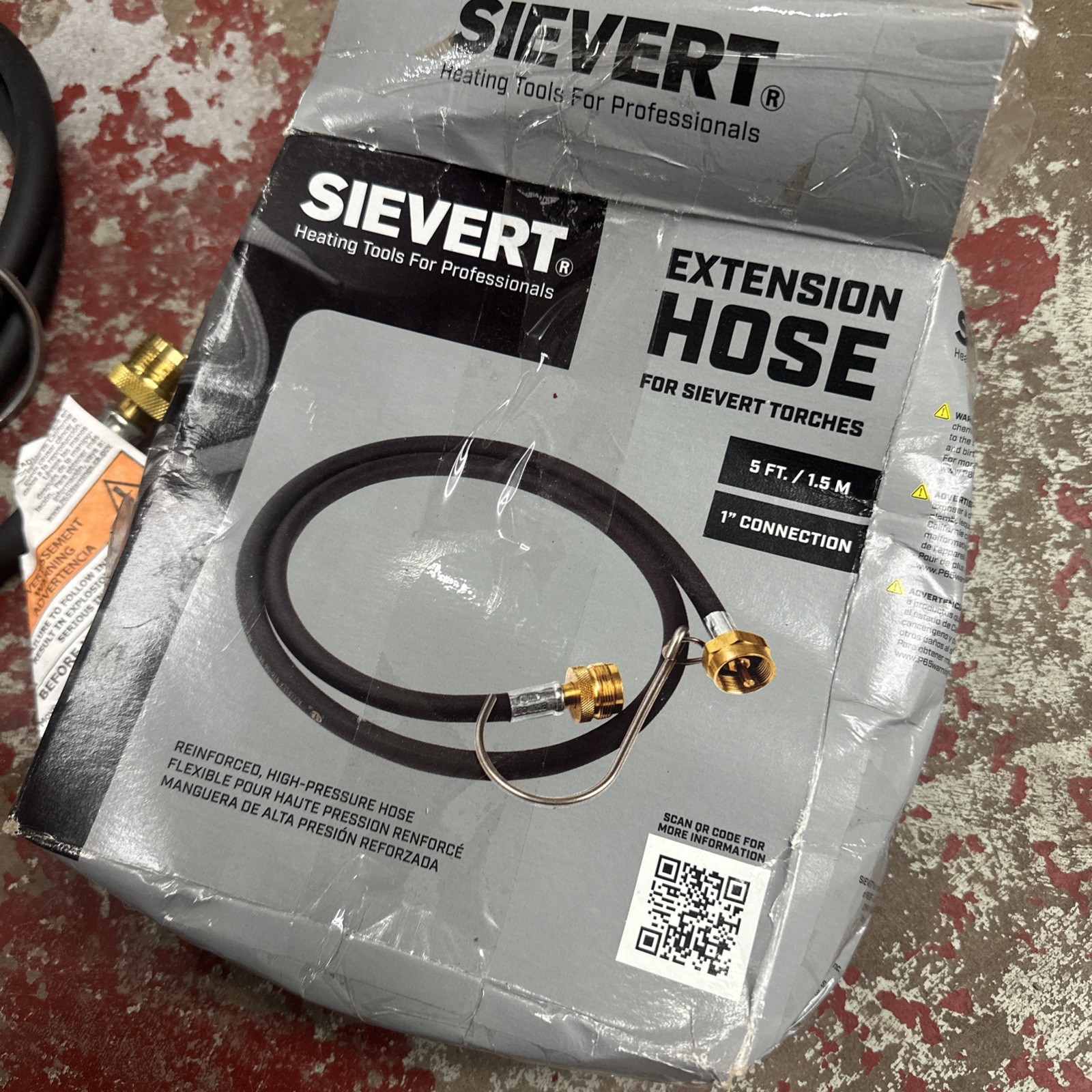 SIEVERT 5 ft. Hose/Reg Assy for PJ extension hose for torches