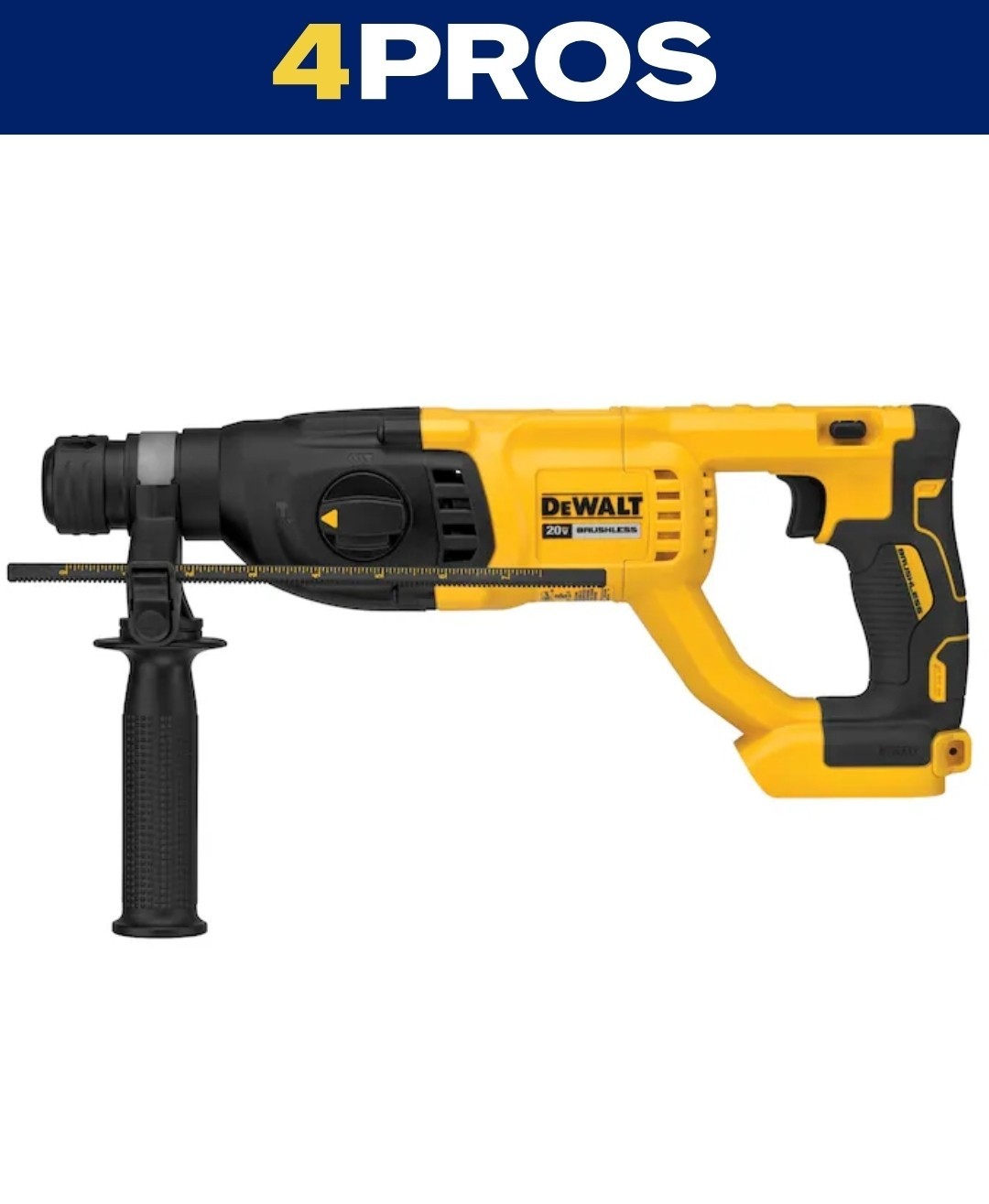 DEWALT 20V MAX 1&Prime; Brushless Cordless SDS Plus Rotary Hammer (Tool Only)