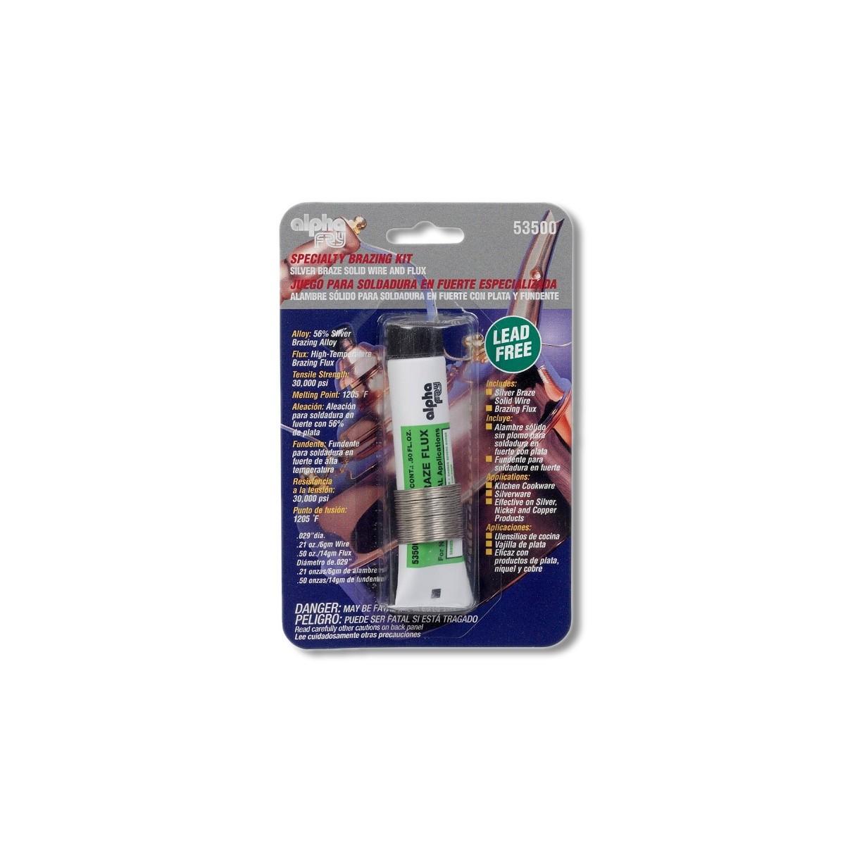 Alpha Fry 0.2 oz Lead-Free Specialty Brazing Kit 0.02 in D 1 pc 53500
