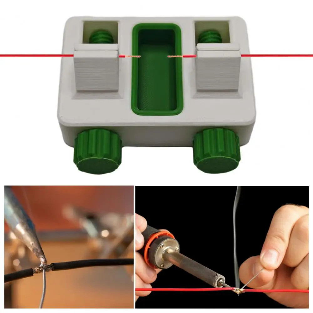 2PCS Table Wiring Wire Clamp Soldering Welding Fixture Holding Tool