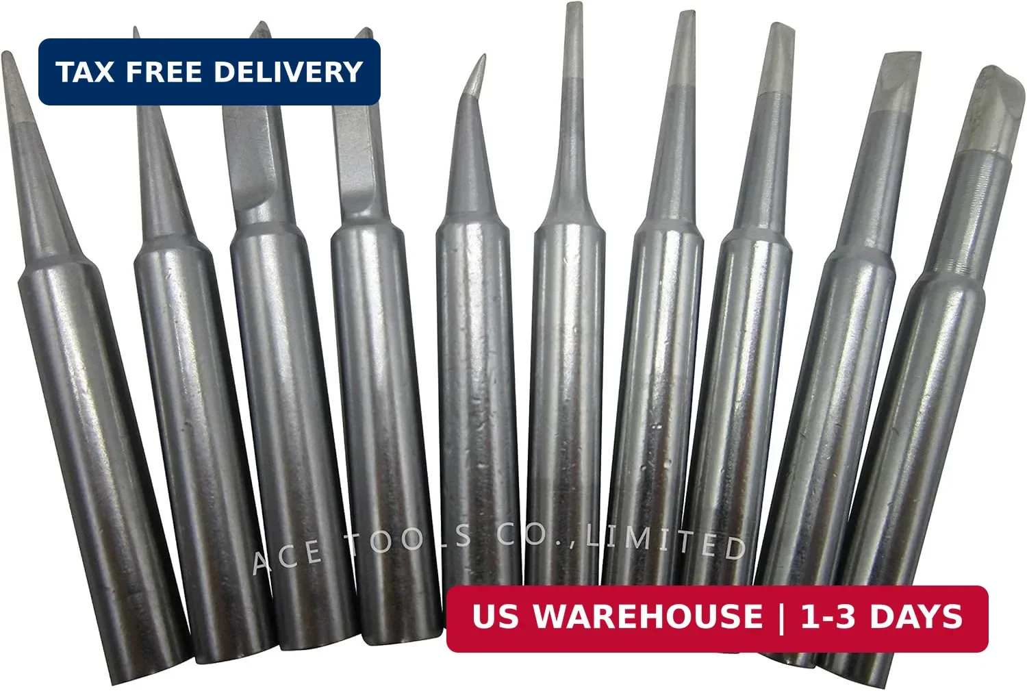 10 PCS WLC100 ST Soldering Tips Replace on SP40L SP40N WP25 WP30 WP35 WLC100