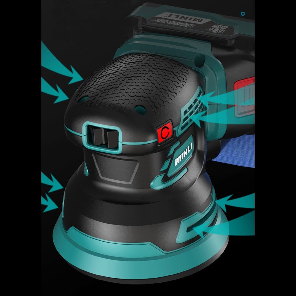 Brushles Orbital Electric Sander Wood Grinder Polishing Grinding Sanding Machine