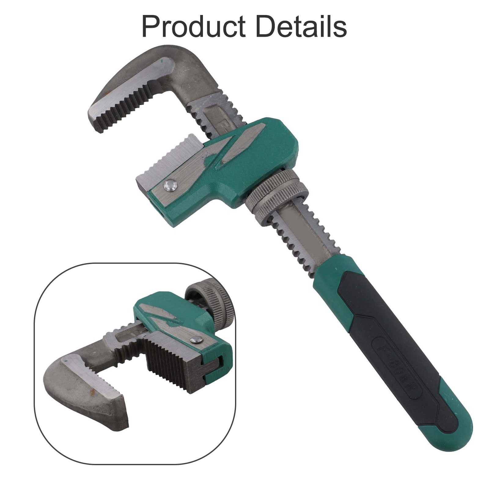 Rust Proof Right Angle Wrench for Plumbing with 290mm Length and 70mm Width