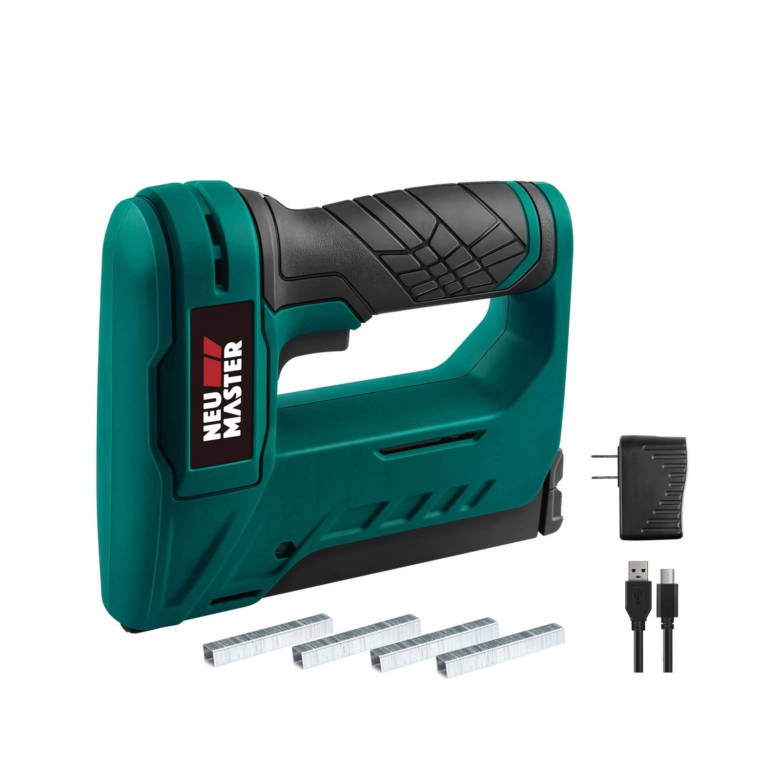 NEU MASTER Staple Gun Cordless, NTC0070 Li-ion Rechargeable Battery Staple Gu…
