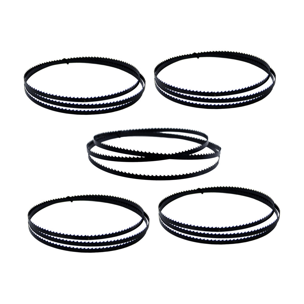 59-1/2&Prime; x 1/2&Prime; x 0.02&Prime; Band Saw Blades, 5PCS SK5 Carbon Steel For Woodworking