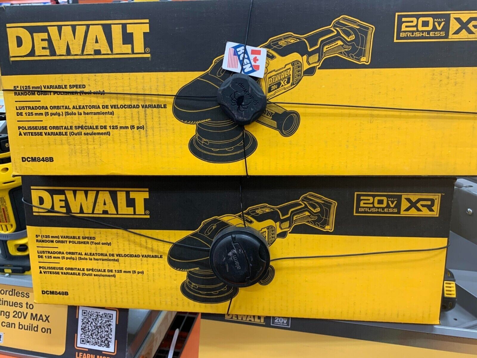 DEWALT CANADA 20V Li-Ion Cordless 5&Prime; Random Orbit Polisher (Bare Tool)